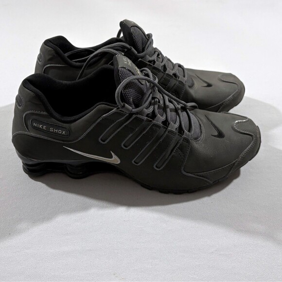 Nike Other - Nike Shox NZ Metal Grey Mens Athletic Sneakers Shoes 378341-059 Gym Run Sz 12